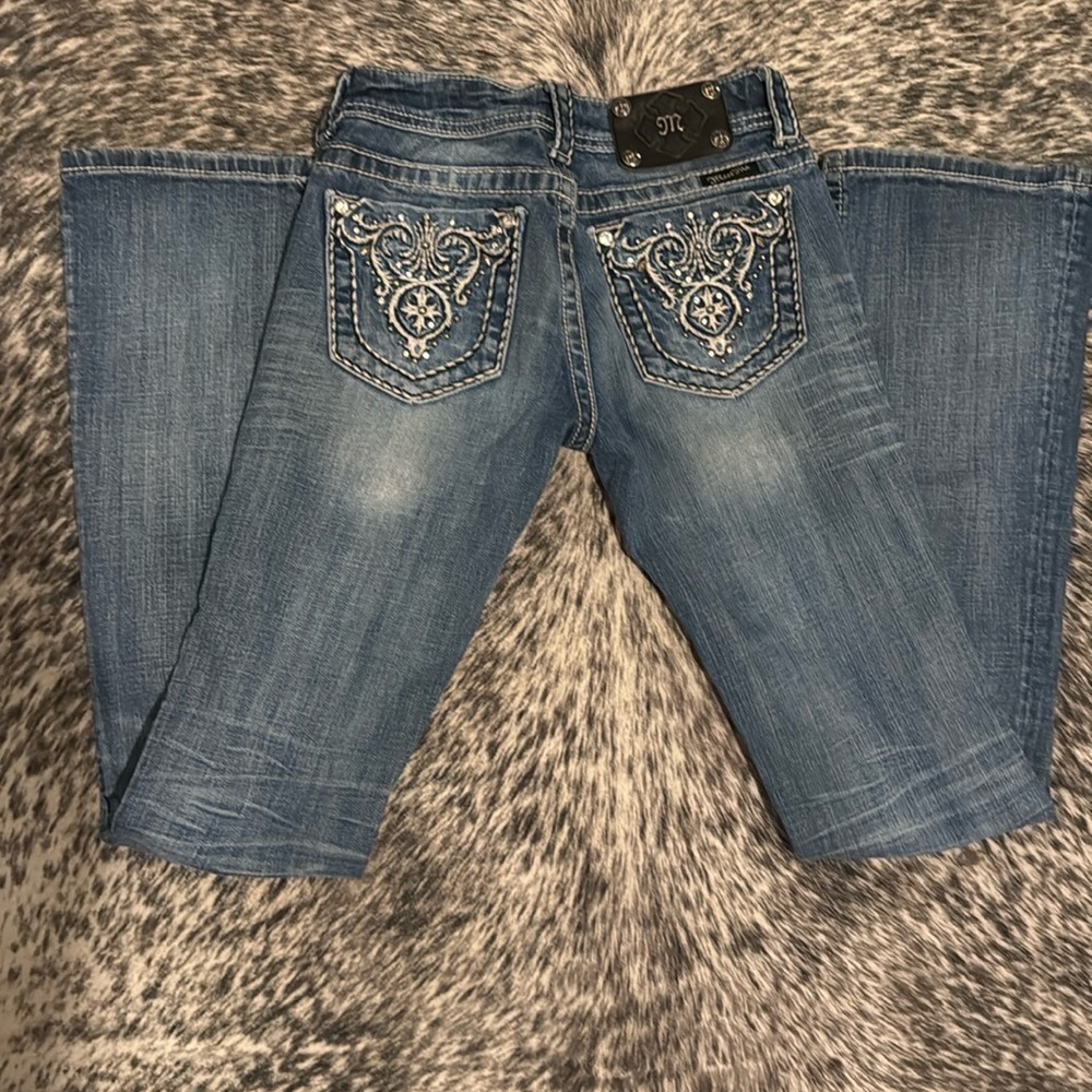 Miss Me medium light wash Jeans Size 25